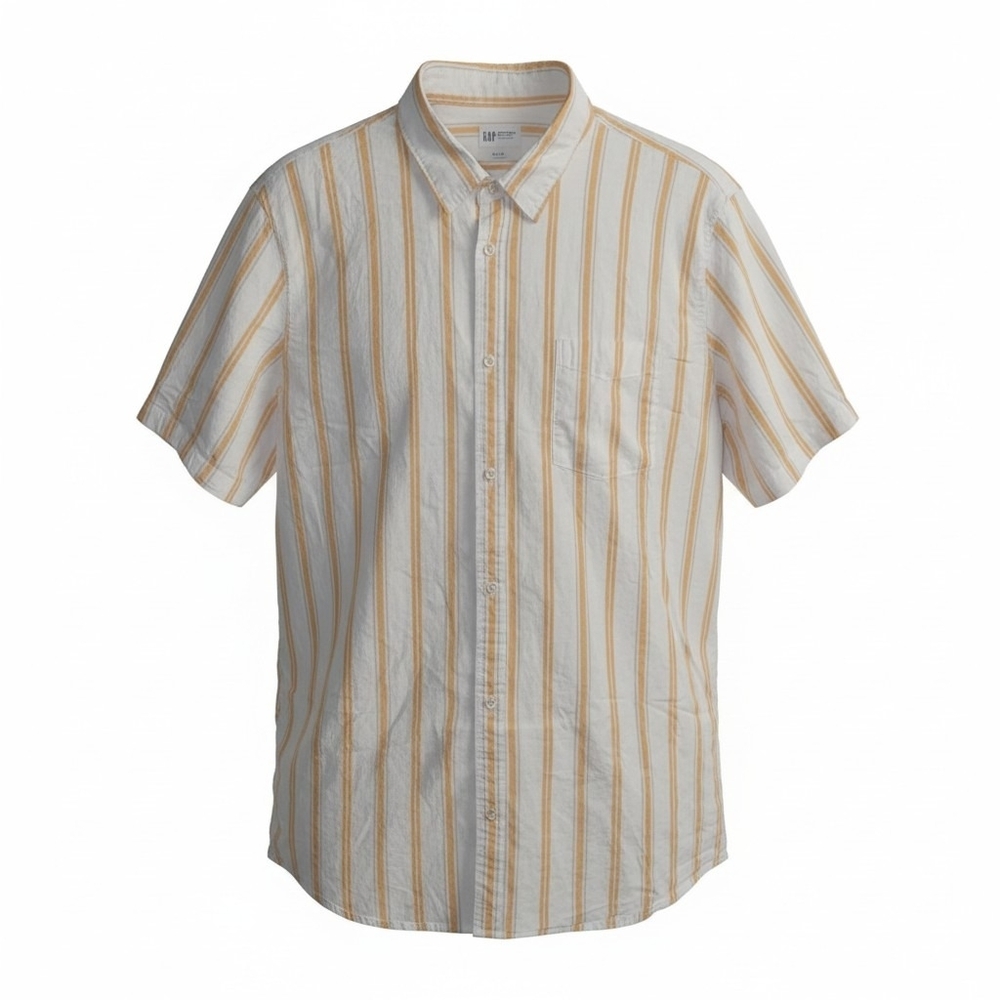 Men's Striped Short Sleeve Shirt